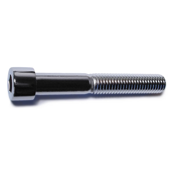 1/2"-13 Socket Head Cap Screw, Chrome Plated Steel, 3-1/2 in Length, 5 PK